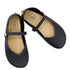 Duchess Leather Goods barefoot shoes in Mary Janes style for women. Color black.